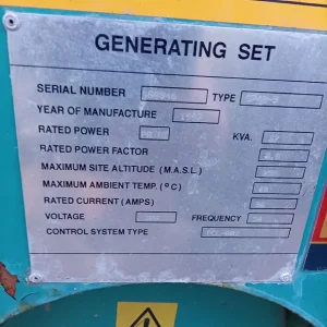Used Cummins 37.5 kVA Diesel Generator - photograph 01