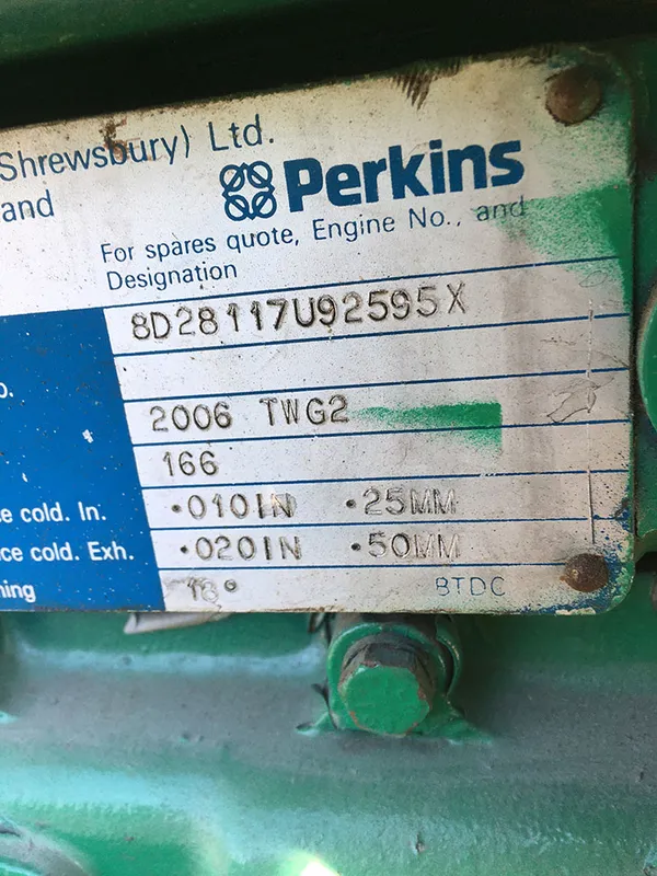 Used Perkins 250 kVA Diesel Generator - photograph 04
