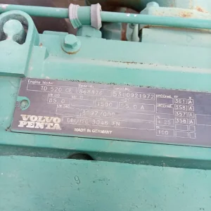 Used Volvo 93.8 kVA Diesel Generator - photograph 01