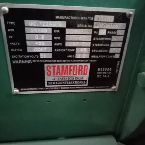 Used Volvo 93.8 kVA Diesel Generator - photograph 01